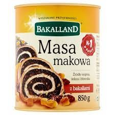 MASA MAKOWA BAKALLAND 850G/6
