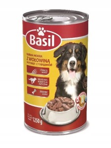 KARMA DLA PSA Z  WOLOWINA 1250G BASIL/6