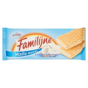 WAFLE FAMILIJNE KOKOSOWE 180G JUTRZ/24