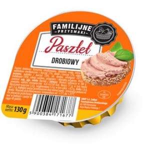 PASZTET FAMILIJNE PRZYSMAKI DROBIOWY 130G/12