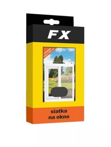 BROS SIATKA NA OKNA 130X150 CZARNA