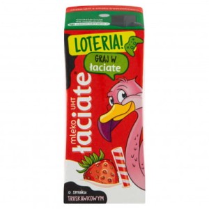 MLEKO LACIATE TRUSKAWKOWE 200ML