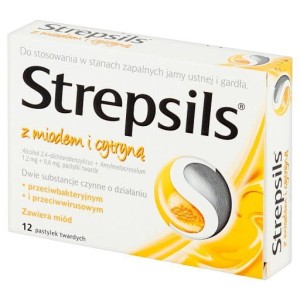 STREPSILS MIOD I CYTRYNA 12 PASTYLEK/6