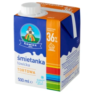 SMIETANKA UHT LOWICZ 36% 0,5L