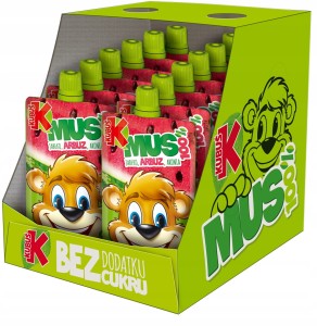MUS KUBUS 100% JABLKO ARBUZ 100G SASZ/12