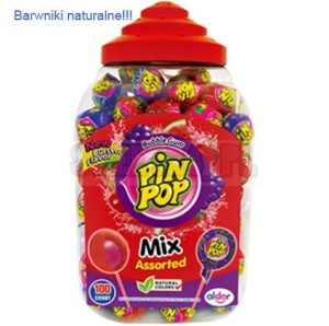 LIZAK ALDOR PIN POP GUM 100SZT