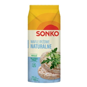 WAFLE RYZOWE NATURALNE SONKO 130G/16