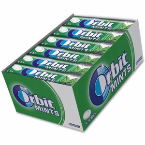 CUKIERKI DROPSY ORBIT SPEARMINT MINTS 28G