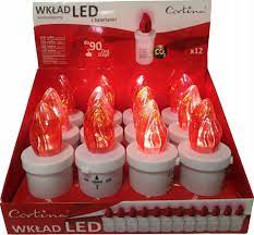 ZNICZ WKLAD LED MINOR CZERWONY/12