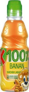 KUBUS SOK 100% BANAN 0,3L/12 DRS!