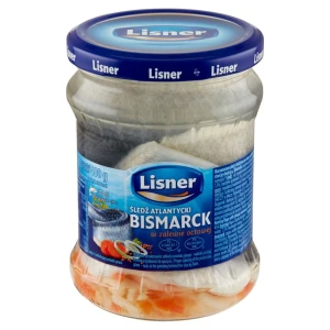 PLATY SLEDZIOWE BISMARCK LISNER 400G/6