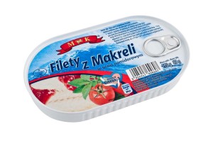 FILETY MK Z MAKRELI W POMIDORACH 170G MK/16