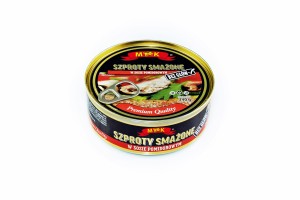 SZPROTY MK SMAZONE W SOSIE POMIDOROWYM 240G MK
