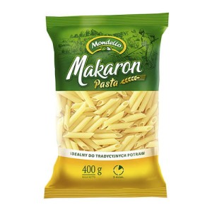 MAKARON MONDELLO RURKA SKOŚNA PIORA 400G/12