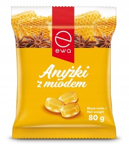 LABDRYNKI EWA Z MIODEM 80G