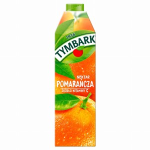 TYMBARK NEKTAR POMARANCZOWY 100% 1L/12