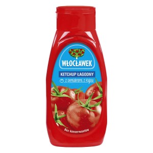 KETCHUP LAGODNY 480G WLOCLAWEK/12