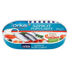 SZPROT W SOSIE POMIDOROWYM 170G ORKA