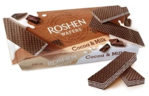 WAFLE ROSHEN COCOA&MILK 216G/16