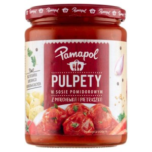 PULPETY W SOSIE POMIDOROWYM 500G PAMAPOL/8