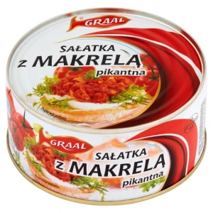 SALATKA PIKANTNA Z MAKRELI 300G GRAAL