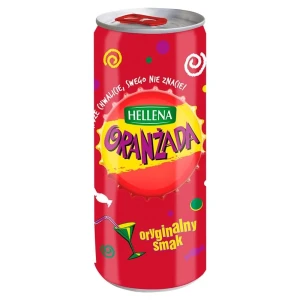 NAPOJ HELLENA !330ML!  PUSZKA ORANZ. CZERWONA 20% SOKU DRS!