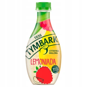 TYMBARK LEMONIADA 0,4L CYTRYNA MALINA 400ML/12 DRS!