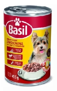 KARMA DLA PSA Z WOLOWINA PUSZKA 415G BASIL/10
