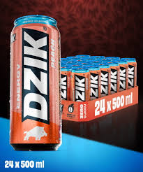 DZIK  ENERGY PEACH 500ML/24 DRS!