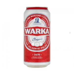 PIWO PUSZKA WARKA JASNE PELNE 0,5L PUSZKA DRS!