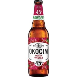PIWO OKOCIM MOCNA WISNIA 4,5% 500ML BUT ZW