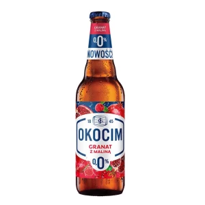 PIWO OKOCIM GRANAT-MALINA !! 0% !!  500ML BUT ZW