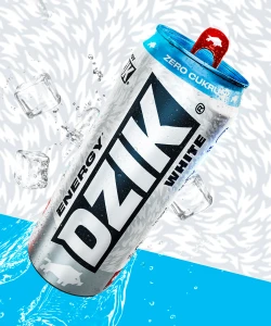 DZIK ENERGY ZERO WHITE BIAŁY 500ML/24 DRS!
