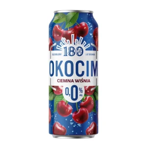 PIWO PUSZKA OKOCIM CIEMNE WISNIA !!0!! 500ML PUSZKA DRS!
