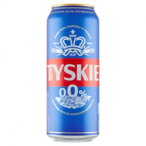 PIWO PUSZKA TYSKIE !!!! "0" !!! 500ML PUSZKA DRS/24