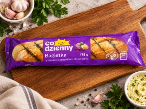 BAGIETKA Z MASLEM CZOSN. CODZIENNY 175G