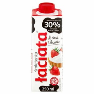 SMIETANKA LACIATA 30% 0.25L/MLEKPOL