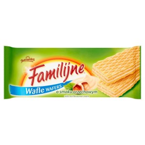 WAFLE FAMILIJNE ORZECHOWE 180G JUTRZENKA/24