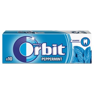 GUMA ORBIT PEPPERMINT DRAZETKI 14G/30