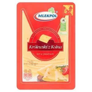 SER KROLEWSKI PLASTRY MLEKPOL 150G/12