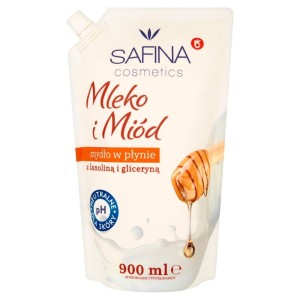 MYDLO W PLYNIE ZAPAS SAFINA MLEKO I MIOD 900ML