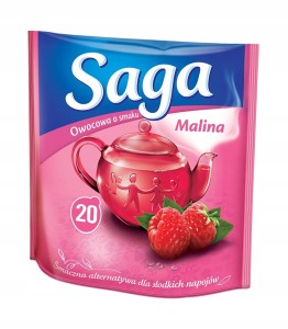 HERBATA SAGA MALINOWA 20T