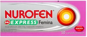 NUROFEN EXPRESS FEMINA 10KAPS