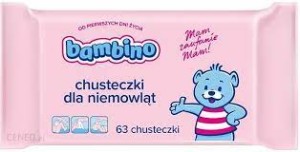CHUSTECZKI NAWILZANE.BAMBINO 57SZT