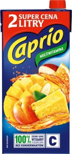 CAPRIO NAPOJ MULTIWITAMINA 2L KARTON/6SZT